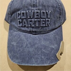 Cowboy Carter Blue Denim Cap